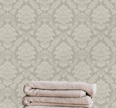 Elegant Leaf Details baroque wallpaper - TenStickers