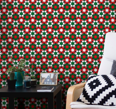 Colorful geometric design patterns wallpaper  - TenStickers