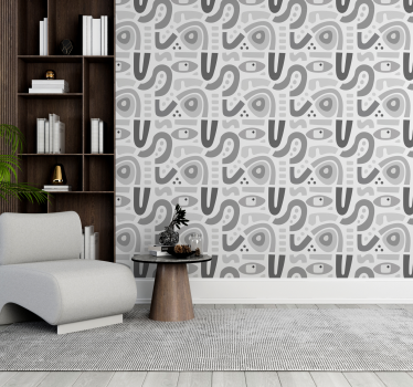 Geometric wallpaper abstract geometric shapes - TenStickers
