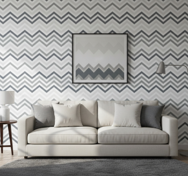 Geometric wallpaper chic chevron design - TenStickers