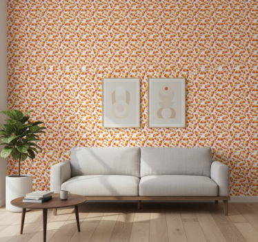 Geometric wallpaper circular pattern design - TenStickers