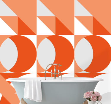 Geometric wallpaper geometric circle fusion - TenStickers