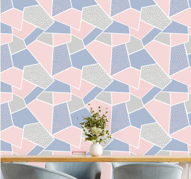 Geometric wallpaper geometric collage - TenStickers
