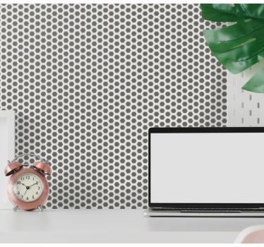 Geometric wallpaper geometric dots design - TenStickers