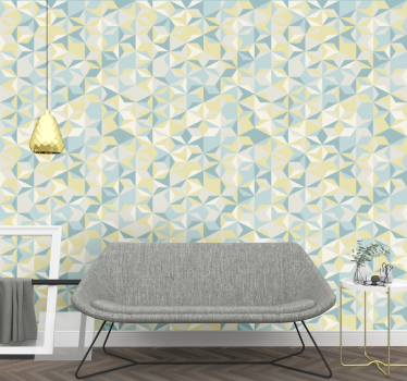 Geometric wallpaper geometric kaleidoscope - TenStickers