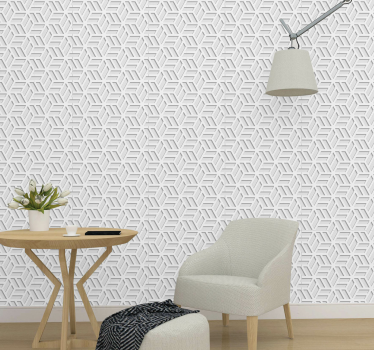 Geometric wallpaper geometric lattice - TenStickers