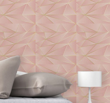 Geometric wallpaper geometric lines elegance - TenStickers