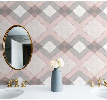 Geometric wallpaper geometric mosaic design - TenStickers