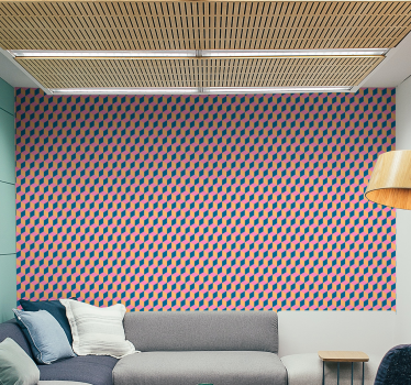 Geometric wallpaper geometric pattern showcase - TenStickers