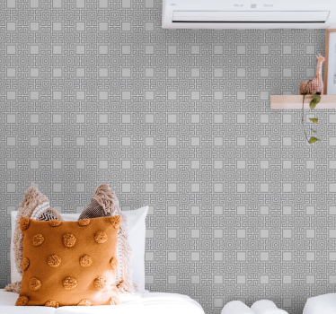 Geometric wallpaper geometric square design - TenStickers
