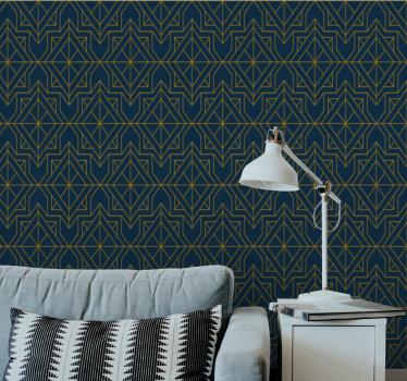 Geometric wallpaper geometric star patterns - TenStickers