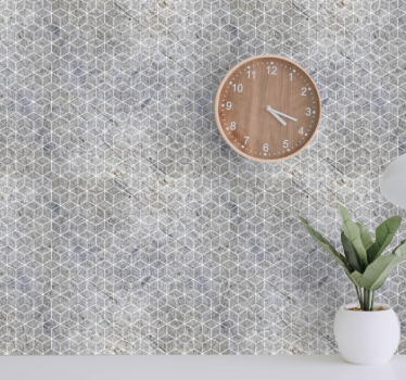 Geometric wallpaper geometric surface - TenStickers