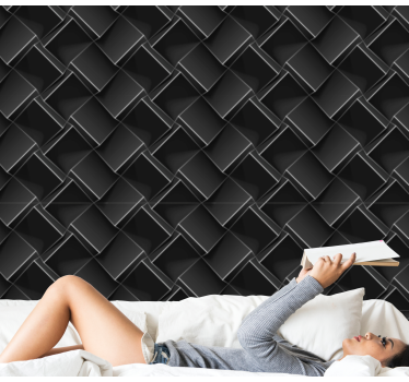 Geometric wallpaper in complex patterns - TenStickers