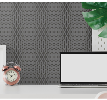 Geometric wallpaper inspired by geometric tiling - TenStickers