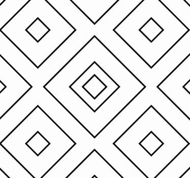 Black and white diamonds geometric wallpaper - TenStickers