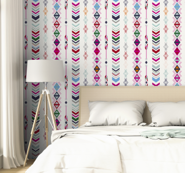 Trendy Arrow Patterns geometric wallpaper - TenStickers