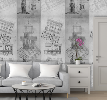 Wallpaper Architectural gems - TenStickers