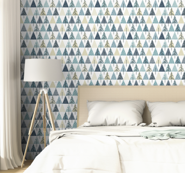 Wallpaper nordic pattern - TenStickers