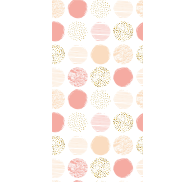 Contemporary wallpaper in pastel dot variety