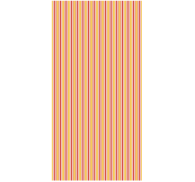 Bathroom wallpaper in colored stripe pattern