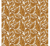 Baroque wallpaper classic leaf design